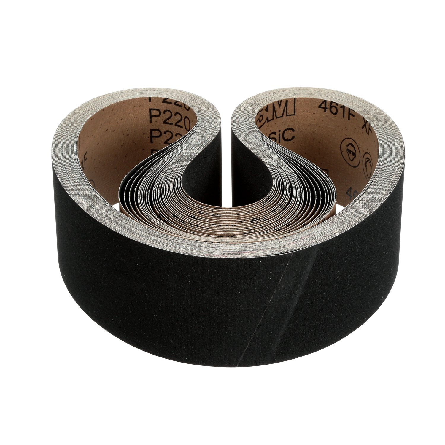 7010517229 - 3M Cloth Belt 461F, P100 YF-weight, 4 in x 106 in, Film-lok, Single-flex