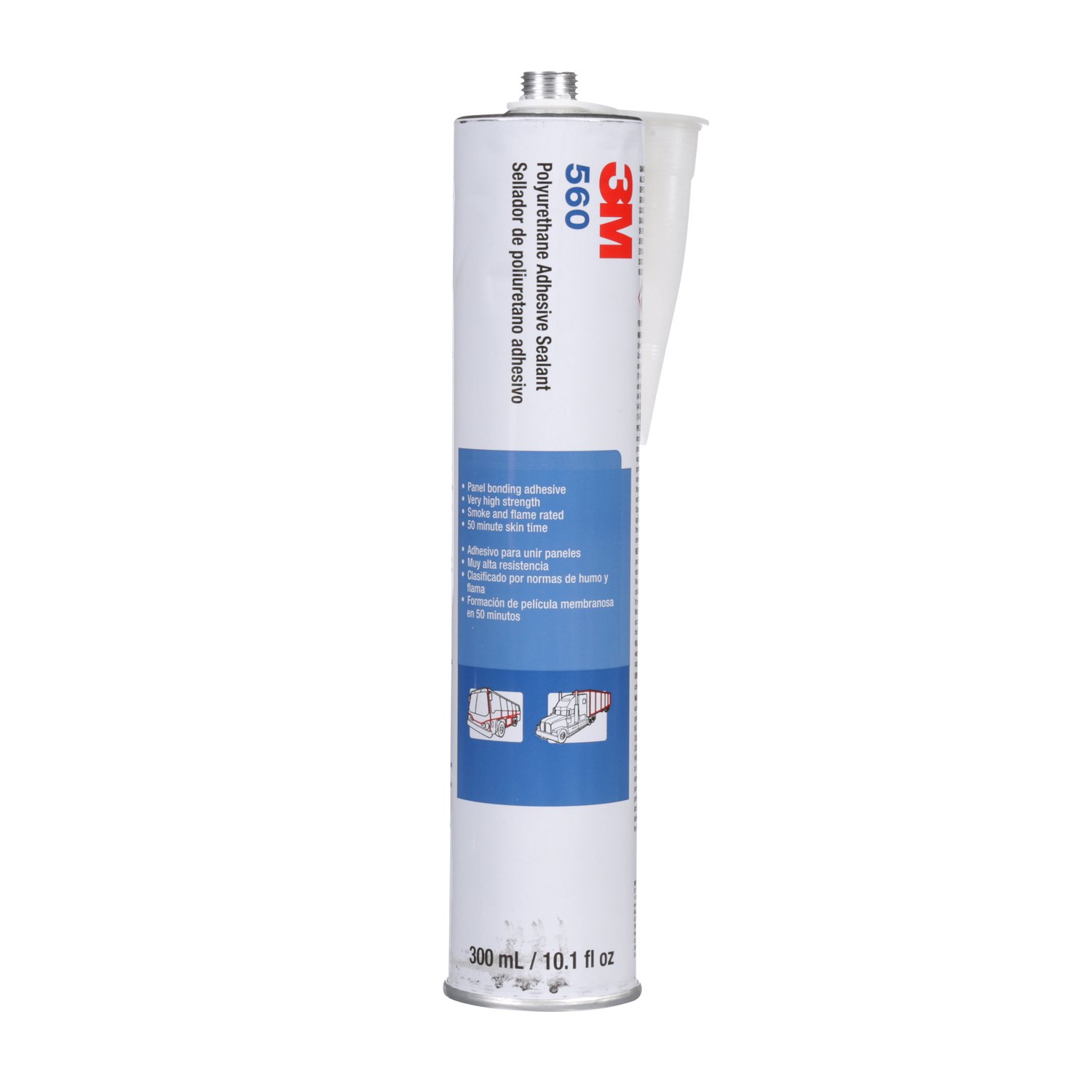 7100005901 - 3M Polyurethane Adhesive Sealant 560, Black, 310 mL Cartridge, 12/Case
