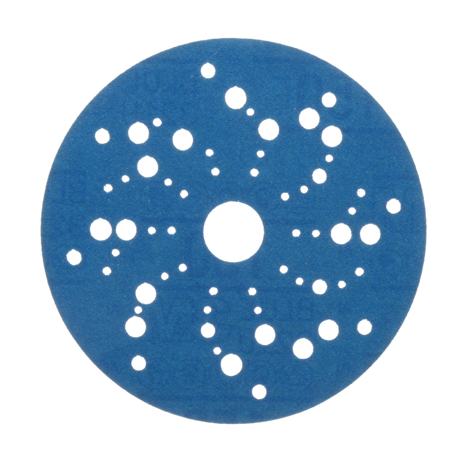 7100090977 - 3M Hookit Blue Abrasive Disc 321U, 36160, 5 in, 150, Multi-hole, 50 Discs/Carton, 4 Cartons/Case