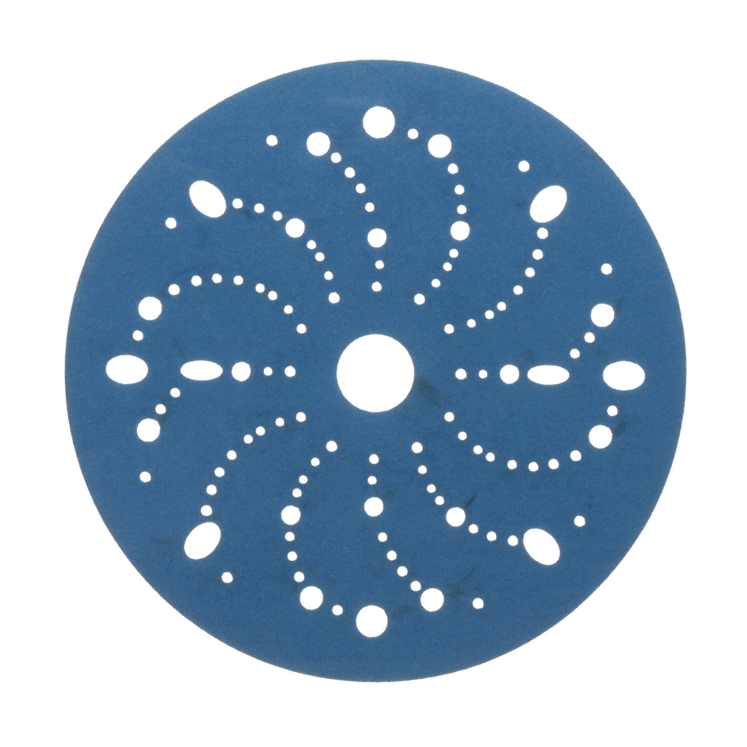 7100216057 - 3M Hookit Blue Abrasive Disc 321U, 36180, 6 in, 320, Multi-hole, 50 Discs/Carton, 4 Cartons/Case