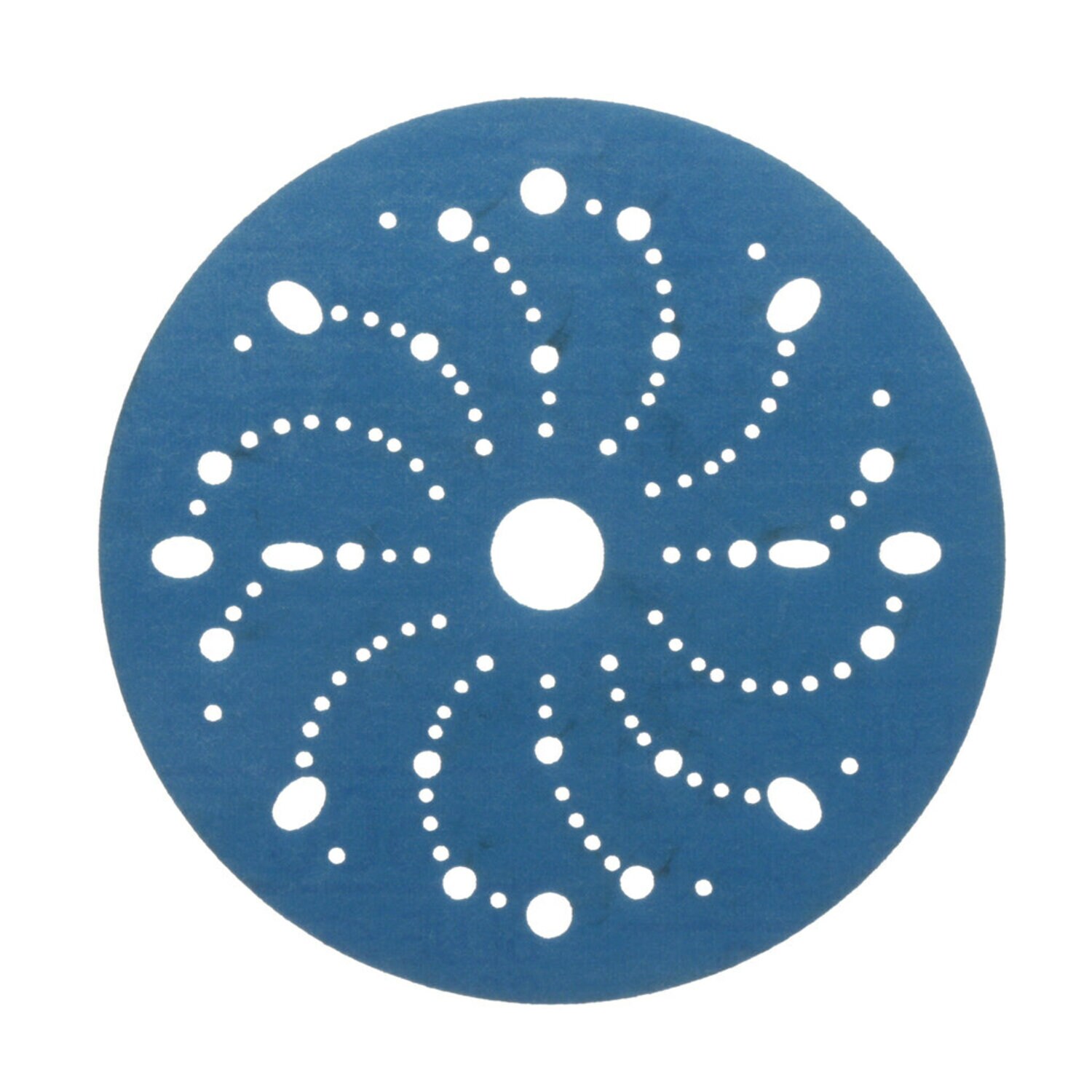7100091099 - 3M Hookit Blue Abrasive Disc 321U, 36182, 6 in, 500, Multi-hole, 50 Discs/Carton, 4 Cartons/Case