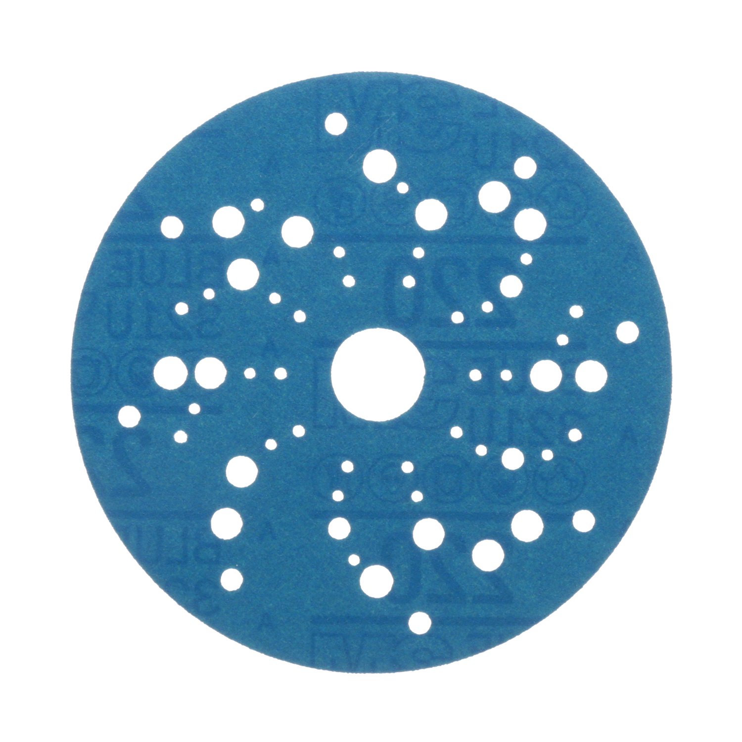 7100215957 - 3M Hookit Blue Abrasive Disc 321U, 36163, 5 in, 240 grade, Multi-hole, 50 discs per carton, 4 cartons per case