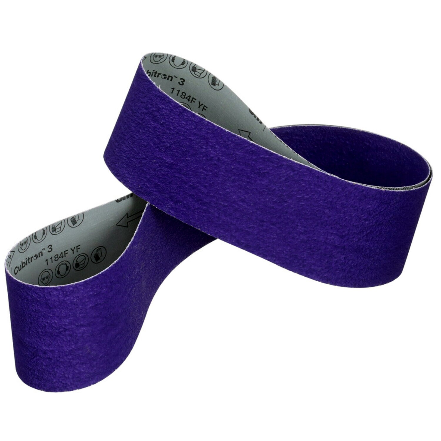 7100322983 - 3M Cubitron 3 Cloth Belt 1184F, 36+ YF-weight, 5-13/16 in x 132 in, Film-lok, Single-flex