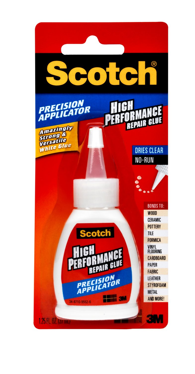 7010311877 - Scotch High Performance Repair Glue in Precision Applicator, ADH669, 1.25 fl oz (37 mL)