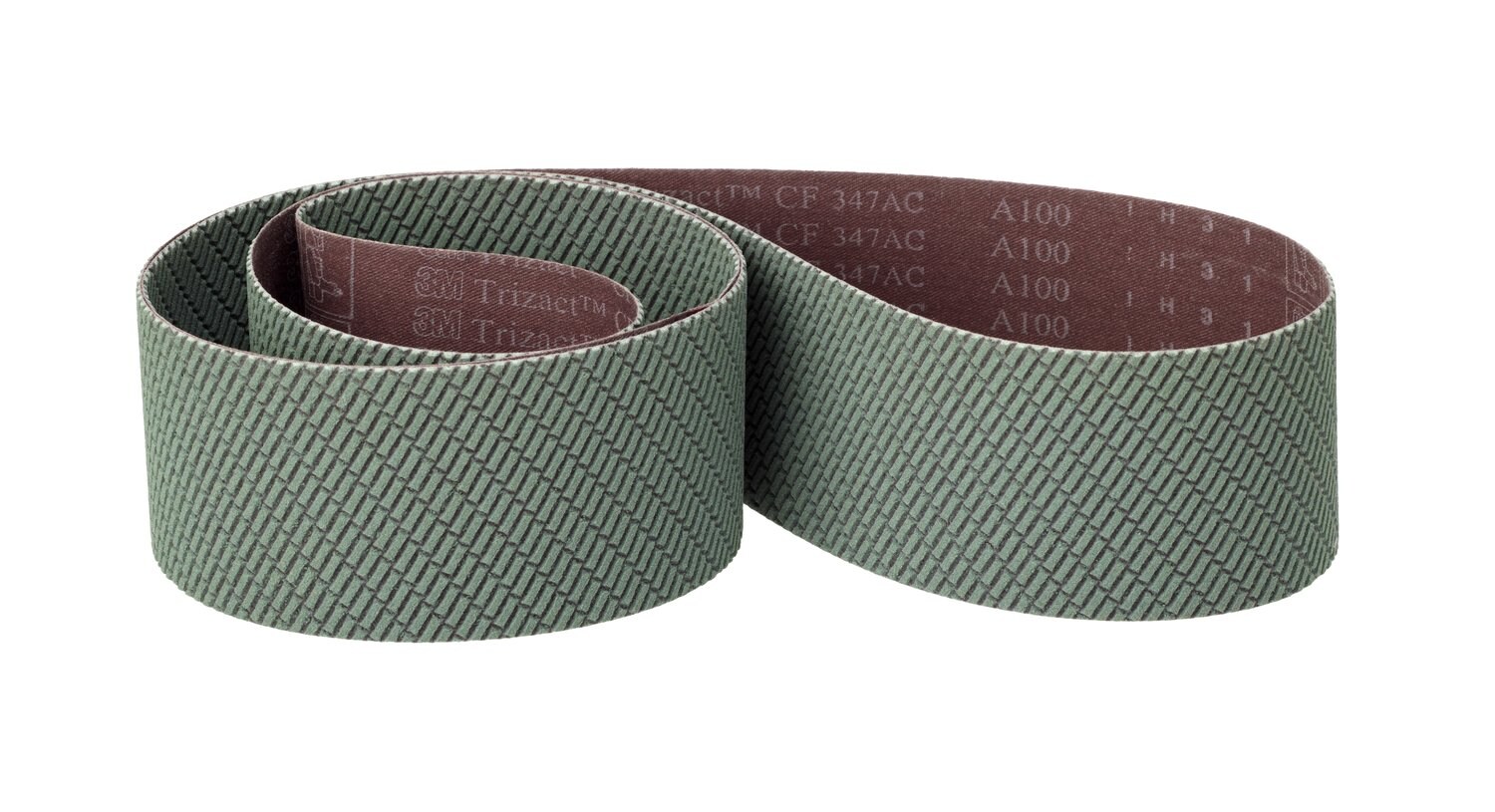 7100191115 - 3M Trizact CF Cloth Belt 347FC, A160 X-weight, 6 in x 132 in, Film-lok, No Flex