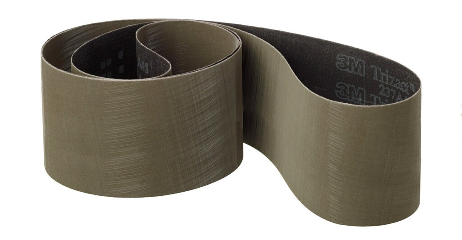 7100021837 - 3M Trizact Cloth Belt 237AA, A16 X-weight, 6 in x 48 in, Film-lok, Full-flex, 20 ea/Case