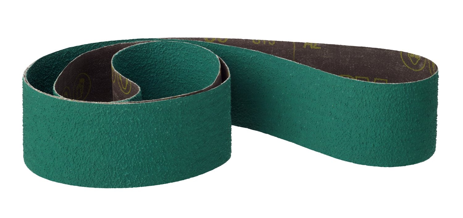 7100194954 - 3M Cloth Belt 577F, 60 YF-weight, 3 in x 10-11/16 in, Fabri-lok, Single-flex