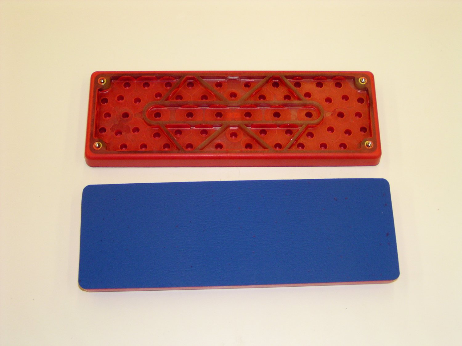 7000144115 - 3M Stikit Sheet Pad 28660, 2-3/4 in x 7-3/4 in x 1/2 in Red Foam, 5 ea/Case