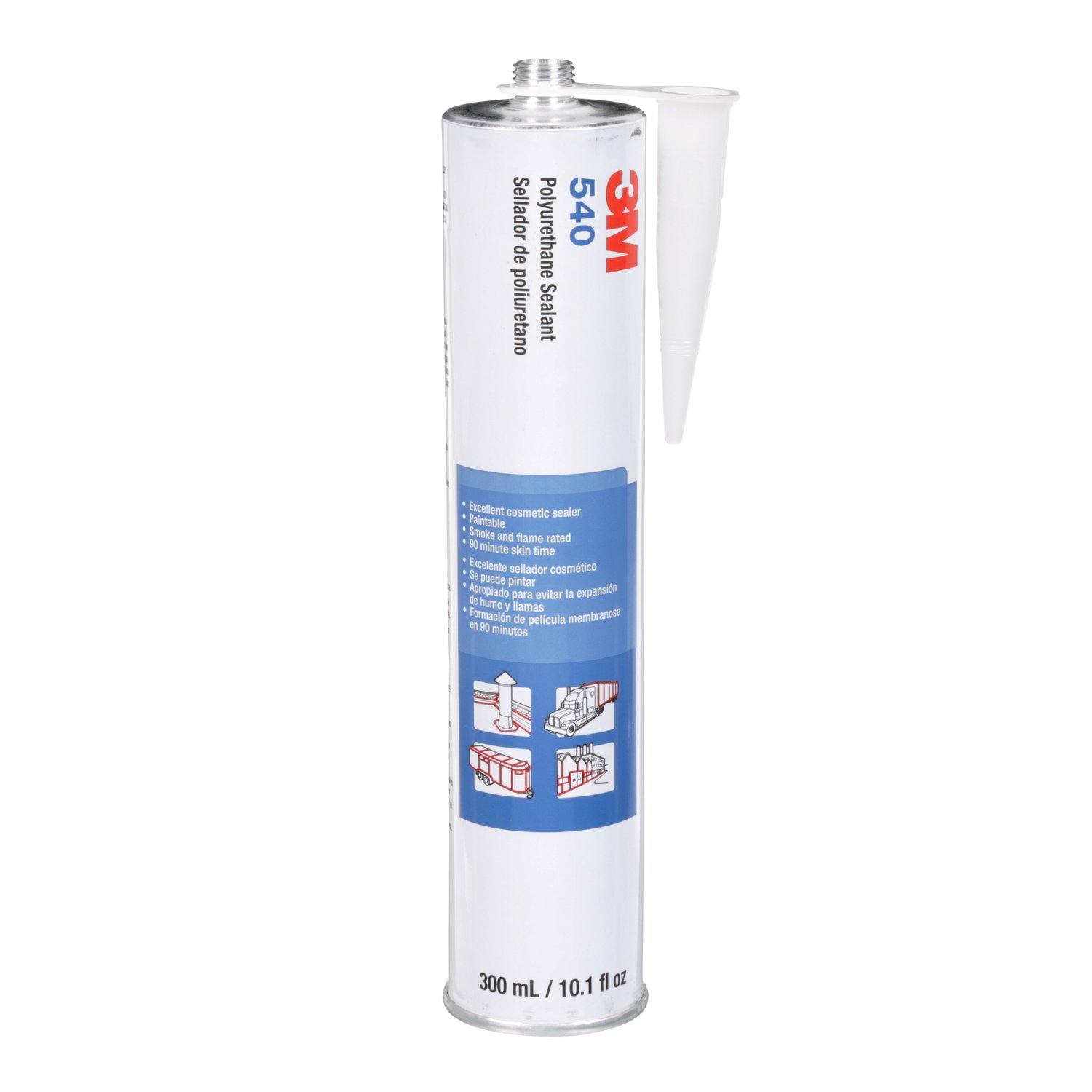 7100001804 - 3M Polyurethane Sealant 540, Black, 310 mL Cartridge, 12 Each/Case