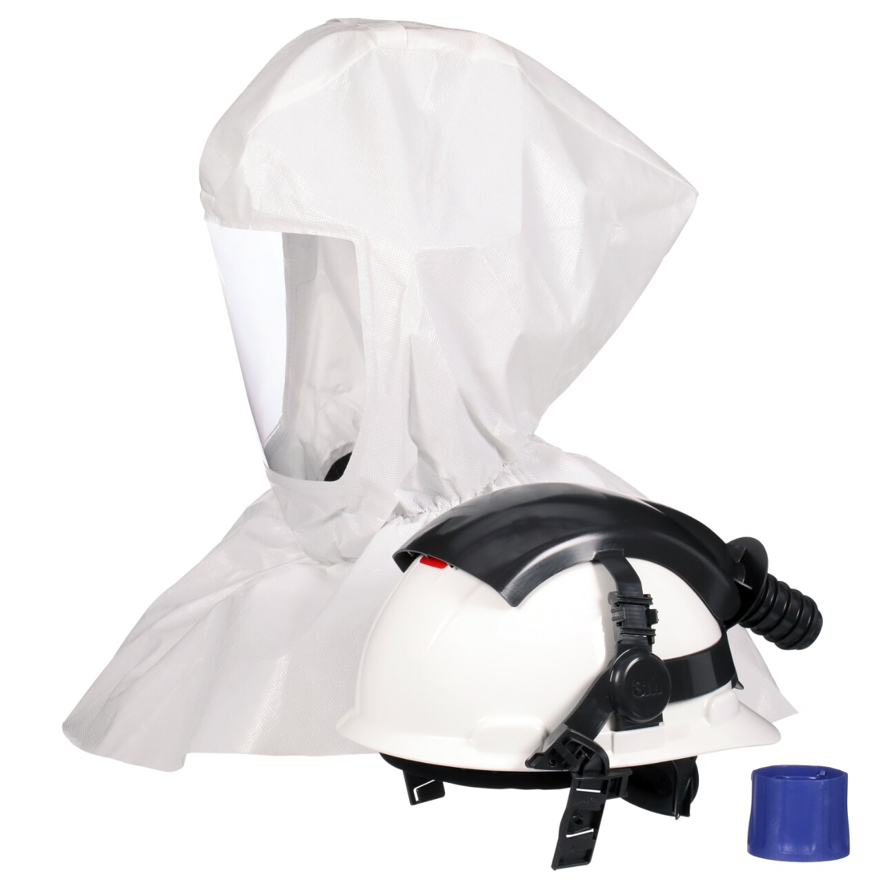 7100307875 - 3M Versaflo S-Series Hood Assembly S-665, with Inner Collar and Hard Hat, 1 EA/Case