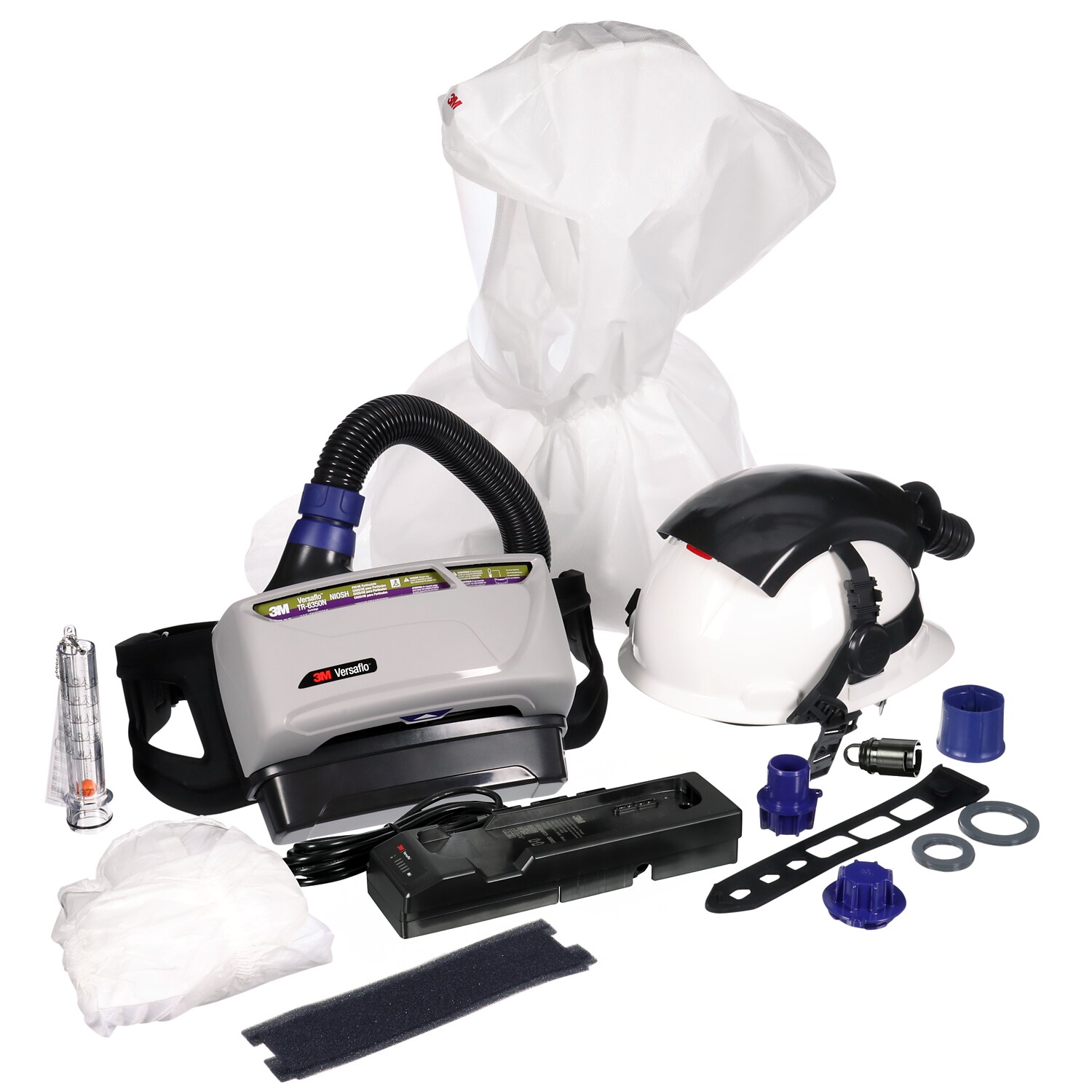 7100307878 - 3M Versaflo Industrial Hard Hat with Hood PAPR Kit TR-600-IHK, 1 EA/Case