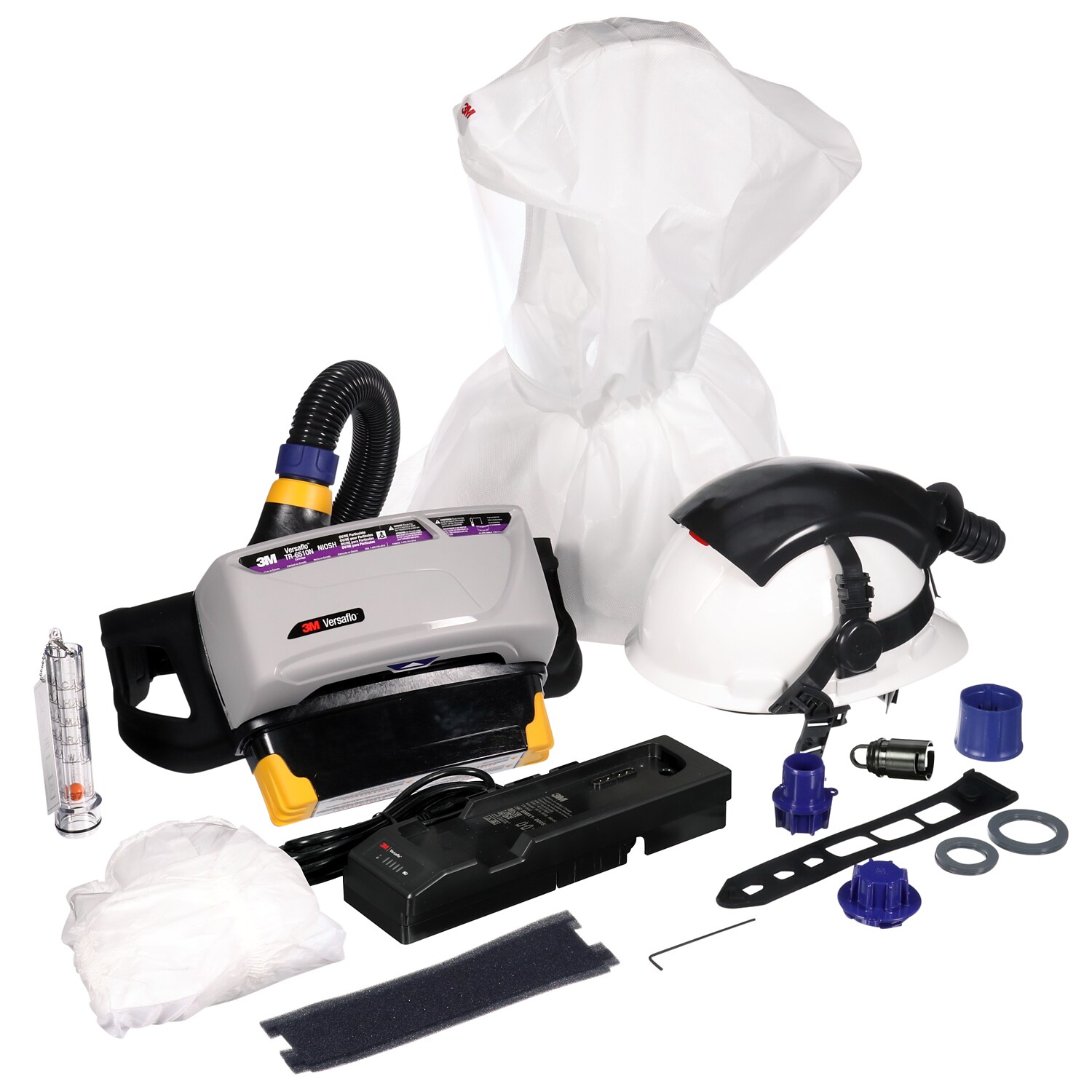 7100307702 - 3M Versaflo Industrial Hard Hat with Hood PAPR Kit TR-800-IHK, 1 EA/Case
