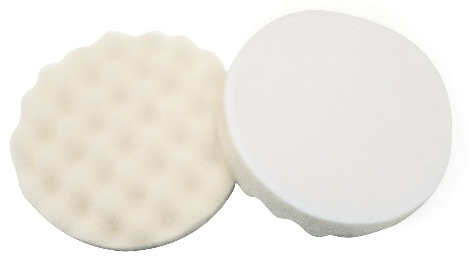 7010362494 - 3M Finesse-it Foam Buffing Pad, 28401, White, 5-1/4 in (133 mm), Convolute, 10/Bag, 50 ea/Case