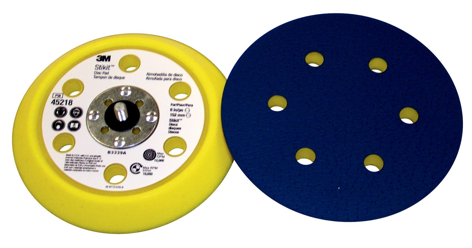 7100044783 - 3M Stikit D/F Disc Pad 45218, 6 in x 3/4 in 5/16-24 External, 10 ea/Case