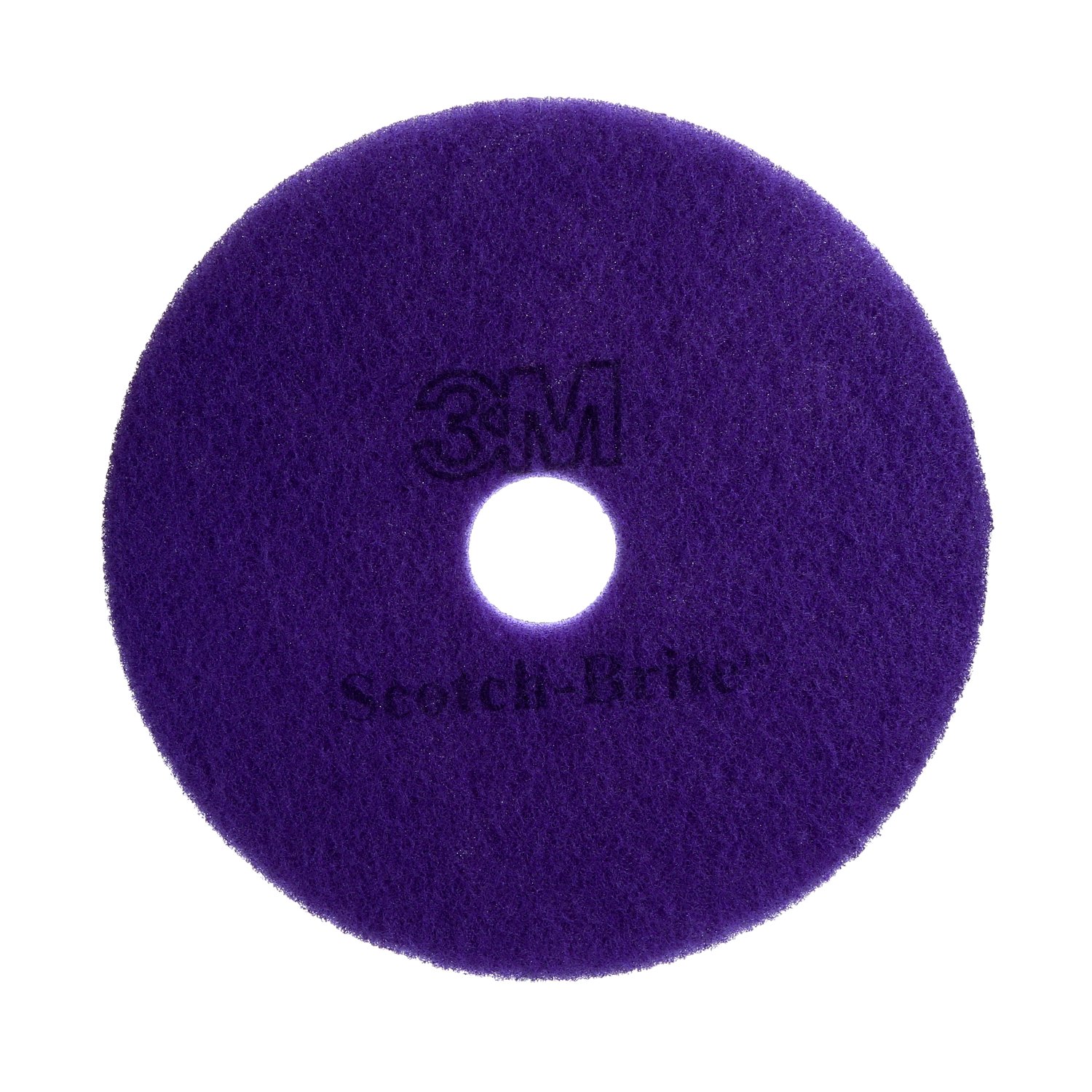 7100159510 - Scotch-Brite Purple Diamond Floor Pad Plus, 12 in, 5/Case