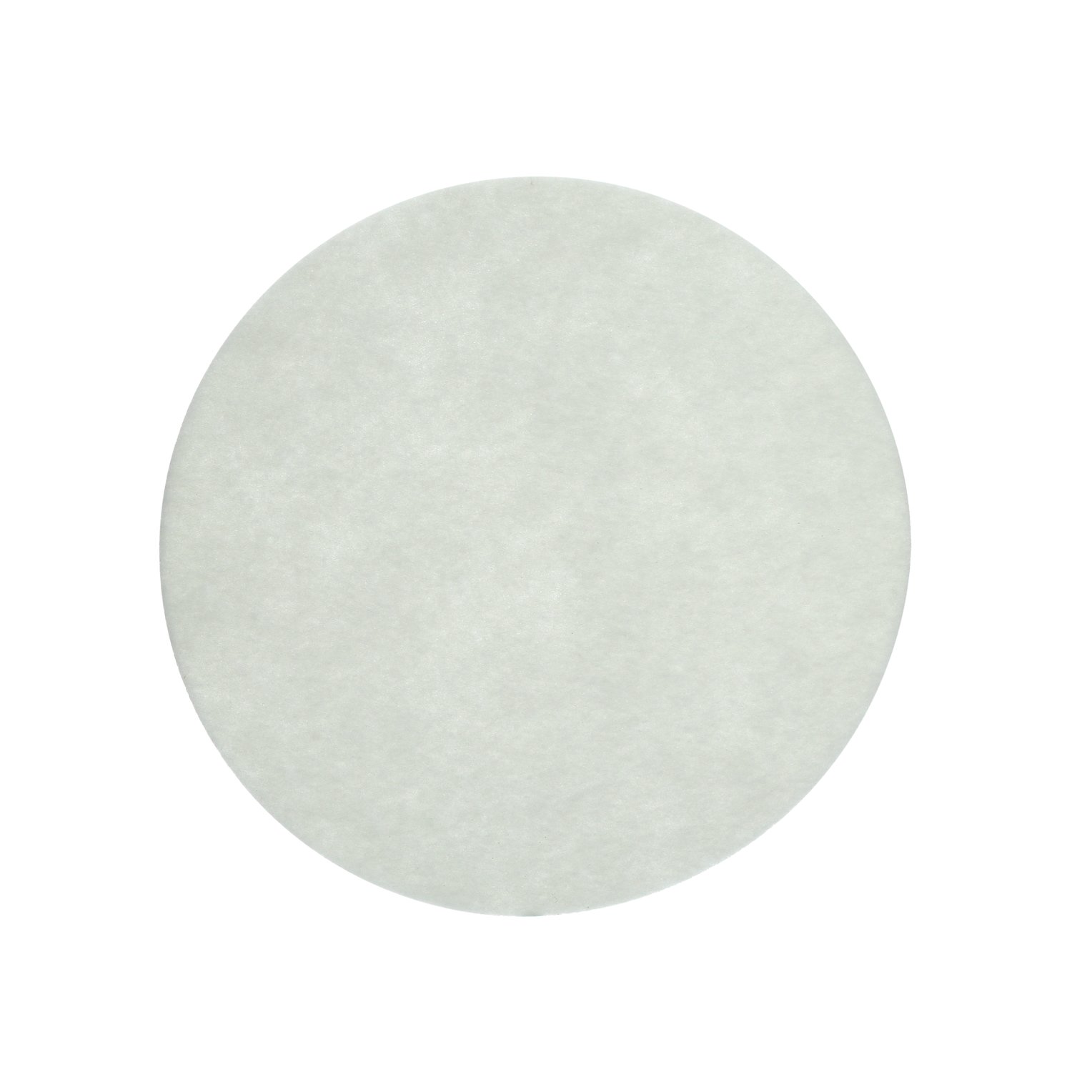 7000002196 - 3M Carpet Bonnet Pad, White, 15 in, 5/Case