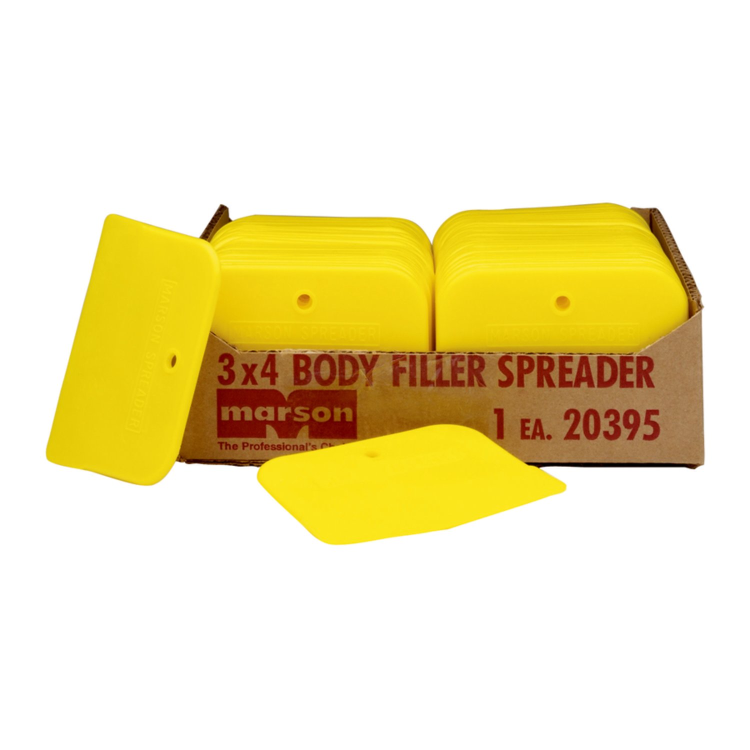 7000119822 - 3M Yellow Spreaders 20395, 4 in (100 mm), 150/Case