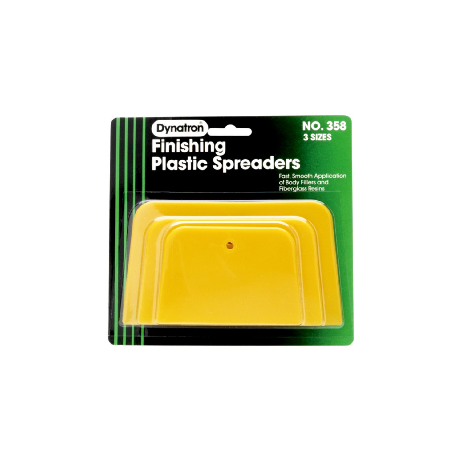 7000045476 - Dynatron Yellow Spreader 358, Multipack, 3 Sizes (4 in - 100 mm, 5 in - 125 mm, 6 in - 150 mm), 24/Case