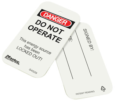  - AIRCRAFT LOCKOUT TAG