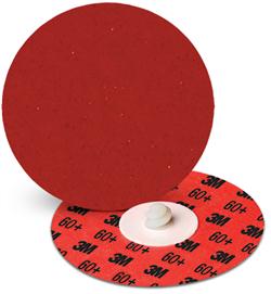 01604-6PK Pack of 6 3M 01604 Red 5 P240 Grit A Weight Abrasive PSA Disc 