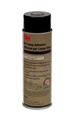 7100010064 - 3M™ Dry Layup Adhesive 1.0 09091, 467g, aerosol, red, 12 Cans/Box, 12 Canisters/Case