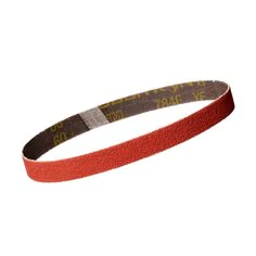 7100232690 - 3M Cubitron ll Cloth Belt 784F, 36+ YF-weight, 1/2 in x 24 in, Fabri-lok 45° Angle, Single-flex, 200 ea/Case
