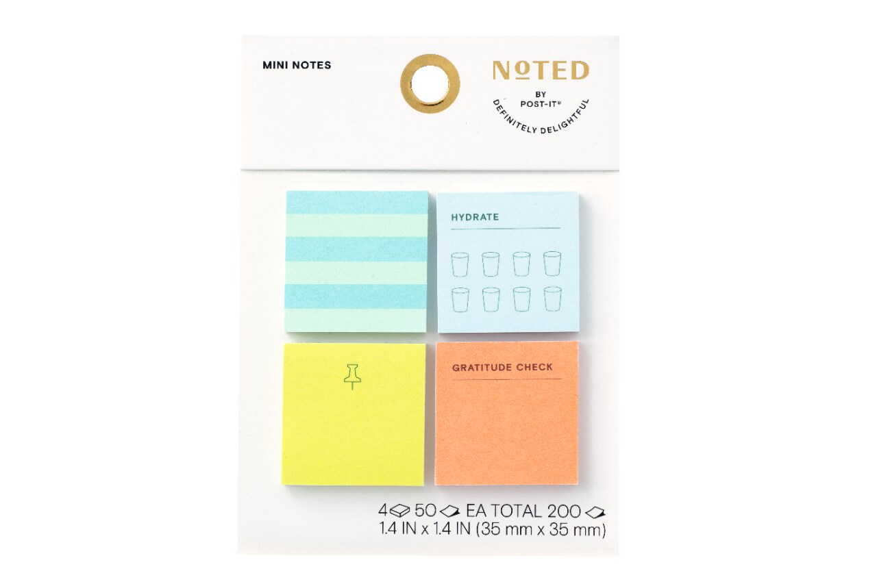 7100324586 - Post-it Mini Notes NTD9-MINI-1, 1.4 in x 1.4 in (35 mm x 35 mm)