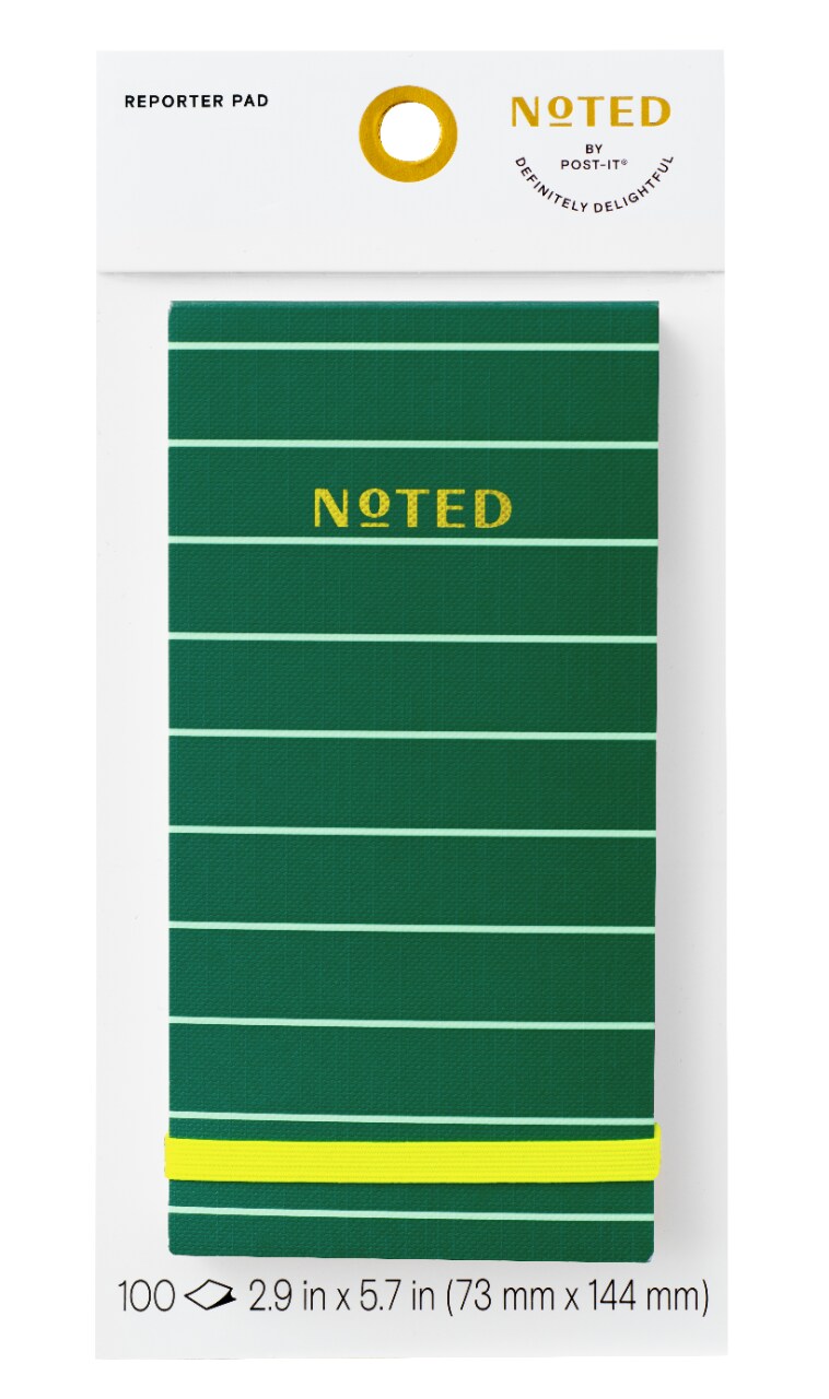 7100325236 - Post-it Reporter Pad NTD9-RP-1, 2.9 in x 5.7 in (73 mm x 144 mm)