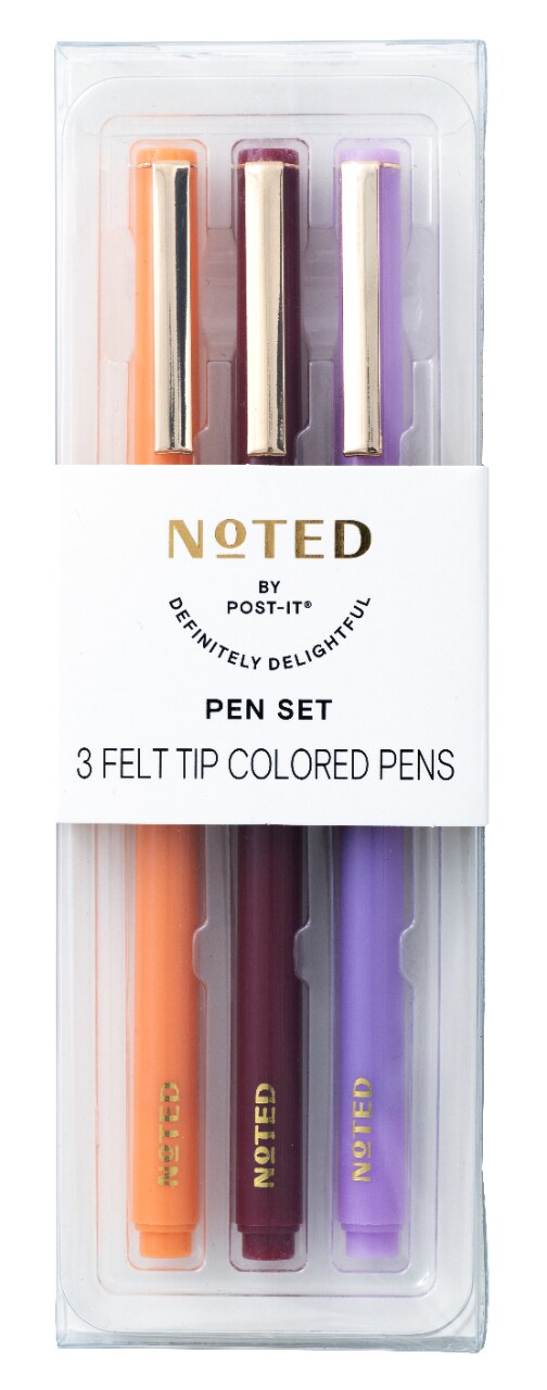 7100324951 - Post-it 3pk Pens NTD9-PEN-2, 3 felt tip colored pens