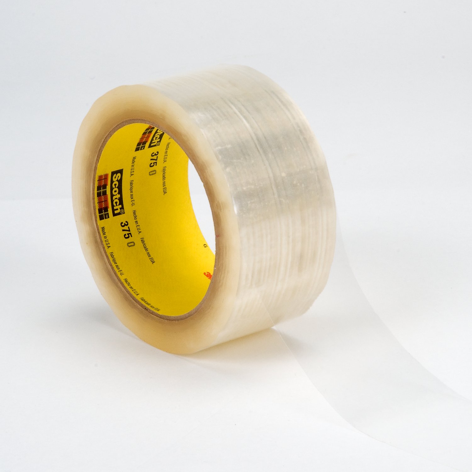 7000028907 - Scotch Box Sealing Tape 375, Clear, 48 mm x 50 m, 36/Case