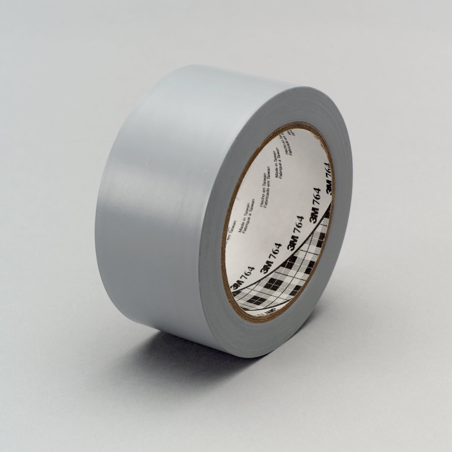 7000029011 - 3M General Purpose Vinyl Tape 764, Gray, 49 in x 36 yd, 5 mil, 3 Roll/Case, Plastic Core