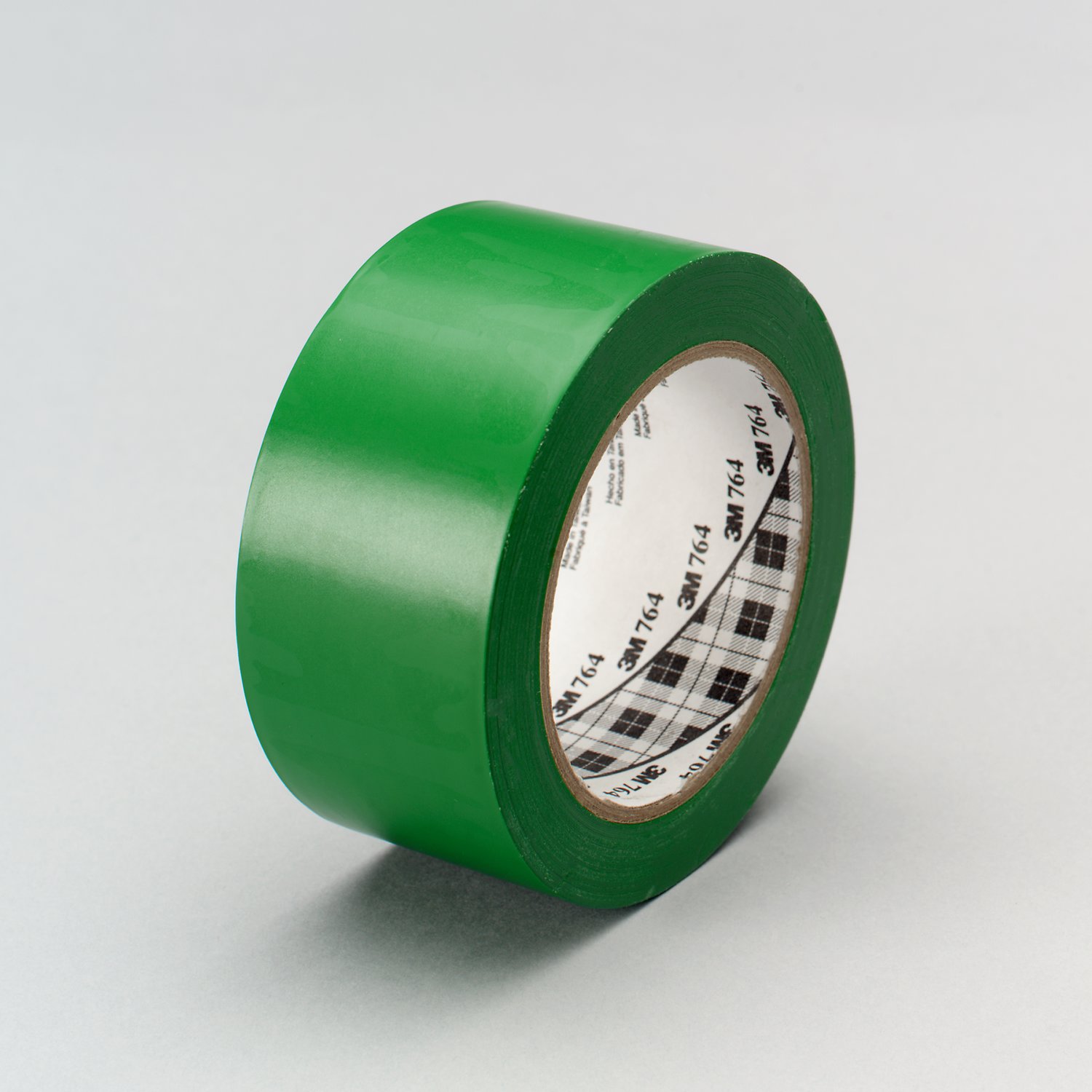 7100044471 - 3M General Purpose Vinyl Tape 764, Green, 49 in x 36 yd, 5 mil, 3 Roll/Case, Plastic Core