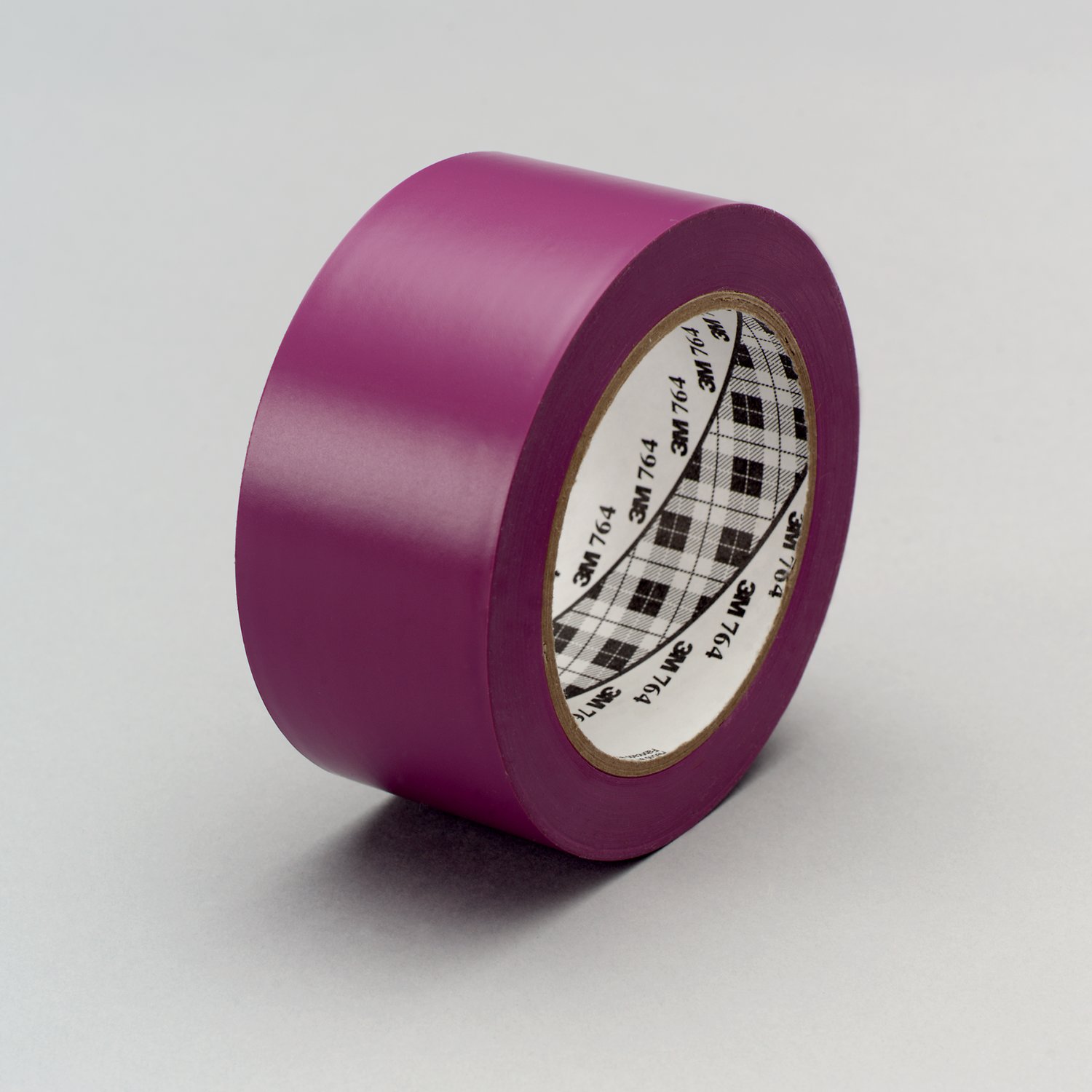 7000049171 - 3M General Purpose Vinyl Tape 764, Purple, 49 in x 36 yd, 5 mil, 3 Roll/Case, Plastic Core