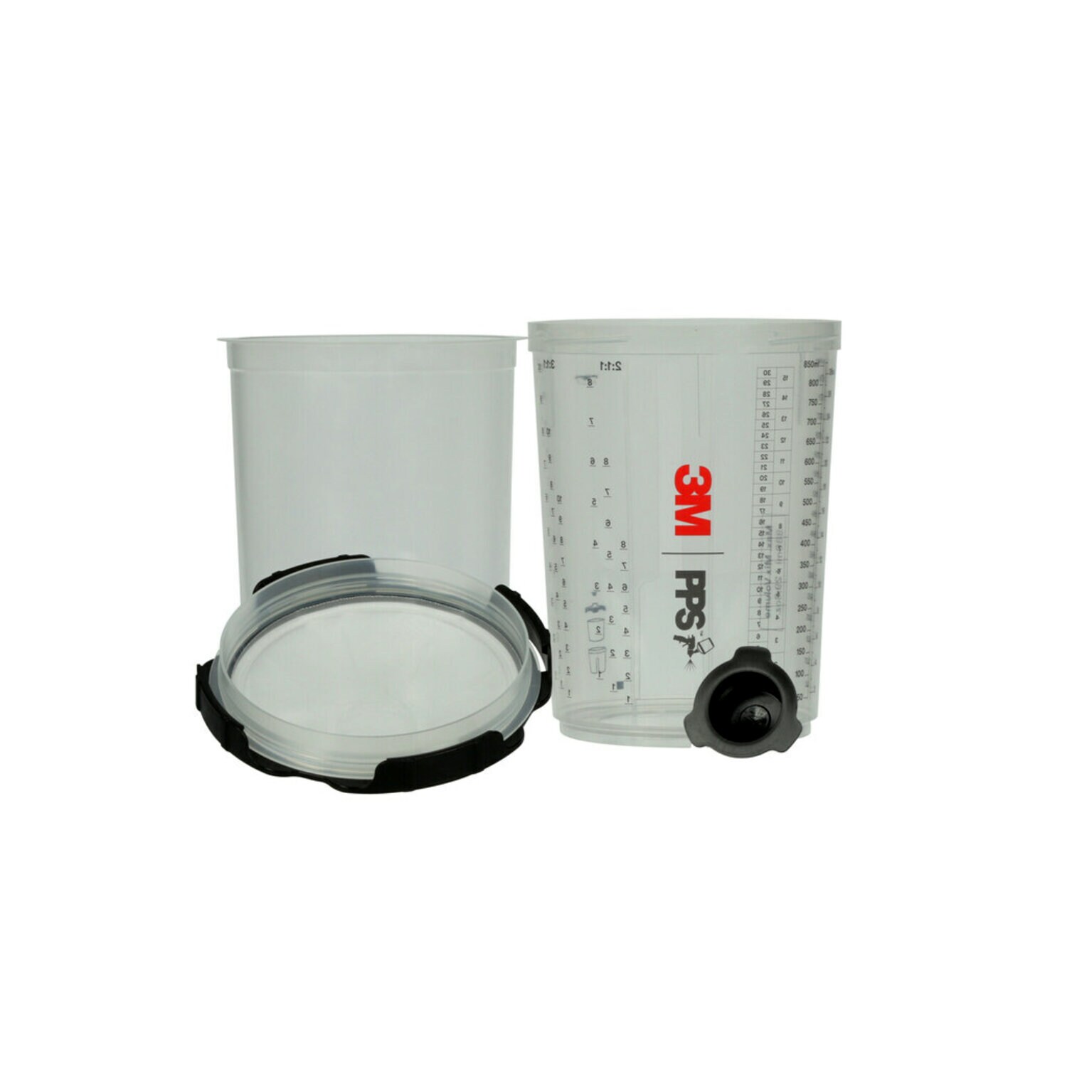 7100297030 - 3M PPS Series 2.0 Spray Cup System Kit 26024, Large (28 fl oz, 850 mL), 200 Micron Filter, 1 Kit/Case