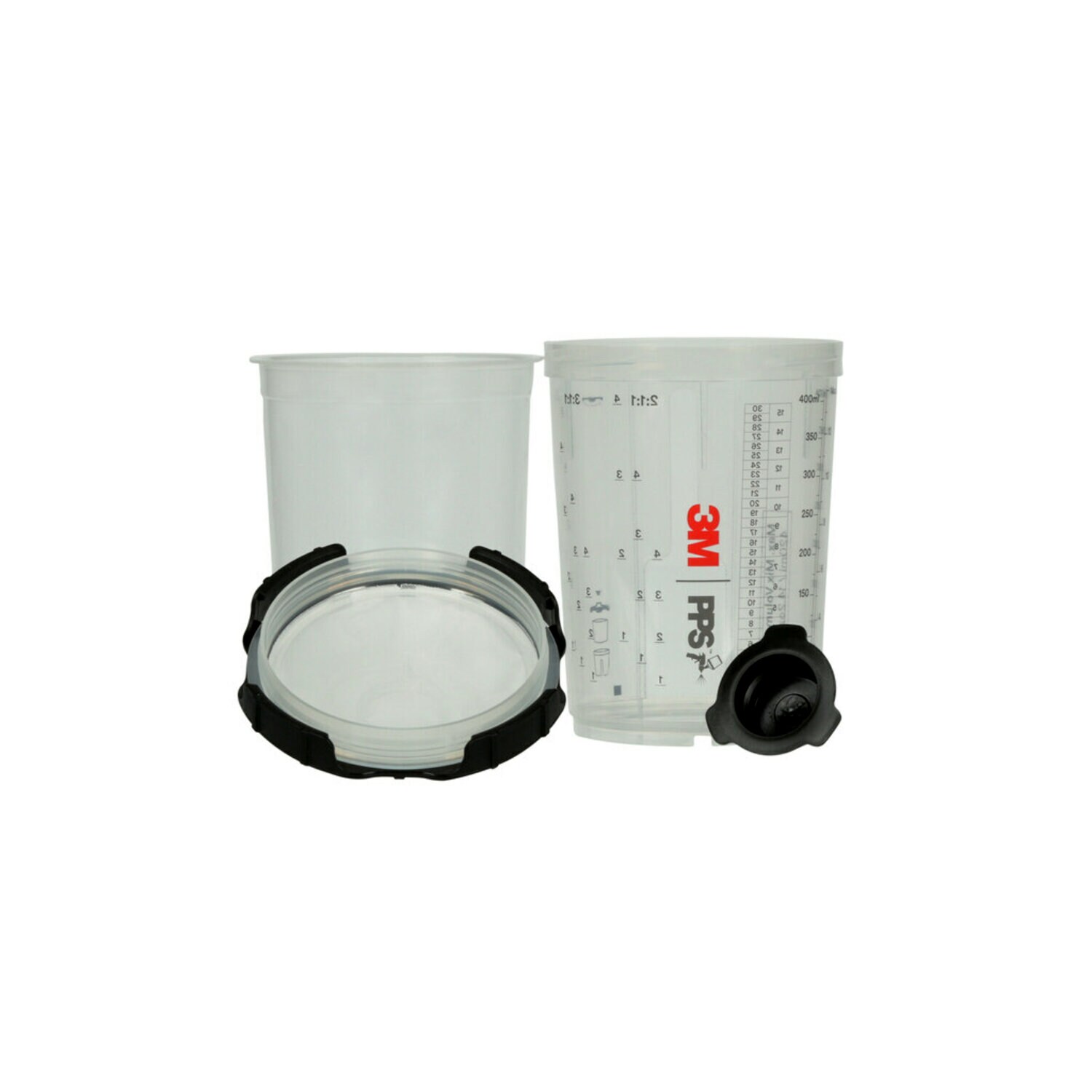 7100284554 - 3M PPS Series 2.0 Spray Cup System Kit 26112, Midi (13.5 fl oz, 400 mL), 200 Micron Filters, 1 Kit/Case