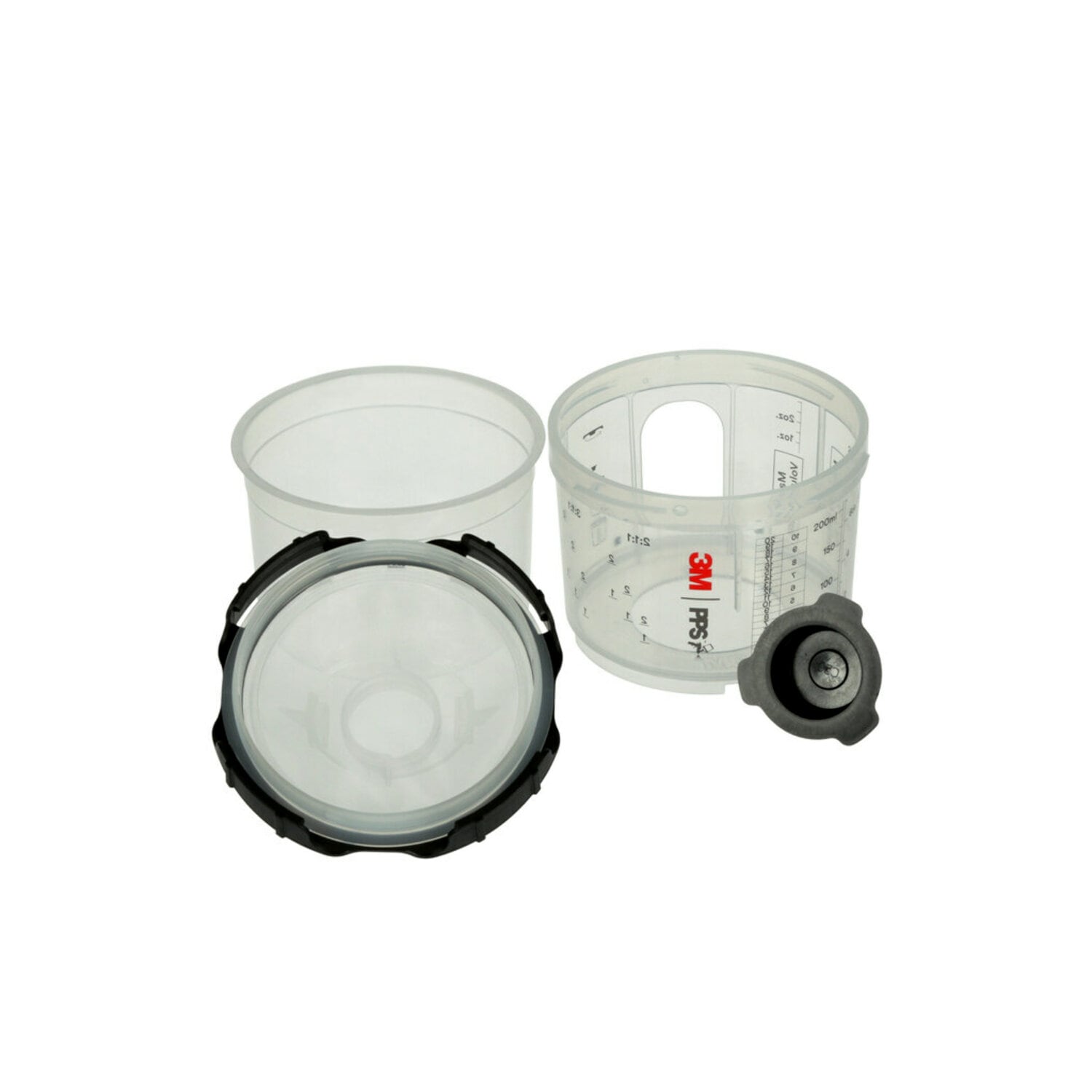 7100285375 - 3M PPS Series 2.0 Spray Cup System Kit 26514, Mini (6.8 fl oz, 200 mL), 200 Micron Filters, 792 Kits/Pallet
