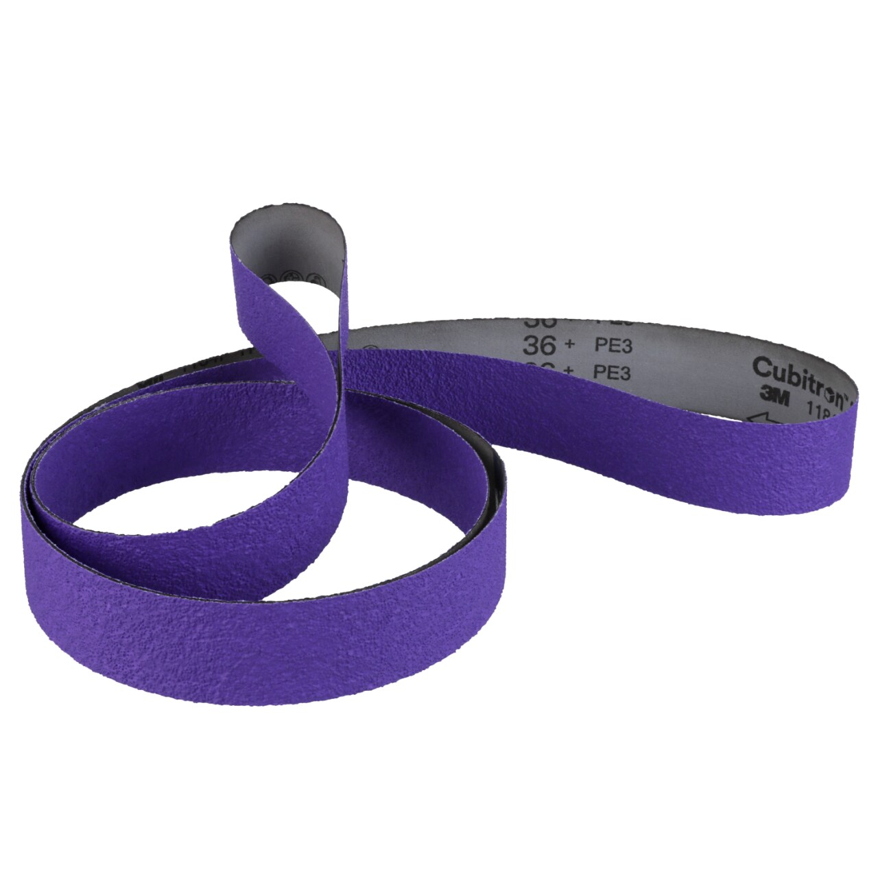 7100406063 - 3M Cubitron 3 Cloth Belt 1184F, 36+ YF-weight, 2 in x 72 in, Film-lok, Single-flex, 5 ea/Case, Special Packaging