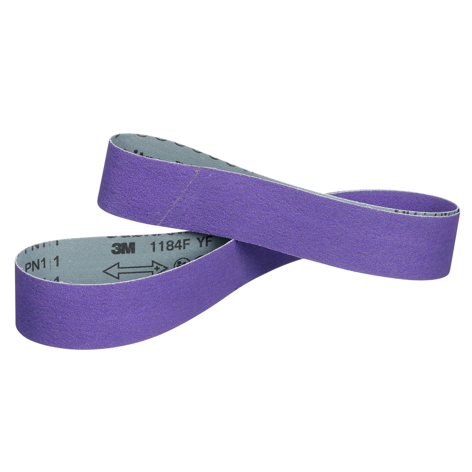 7100405959 - 3M Cubitron 3 Cloth Belt 1184F, 80+ YF-weight, 2 in x 60 in, Film-lok, Single-flex, 5 ea/Case, Special Packaging