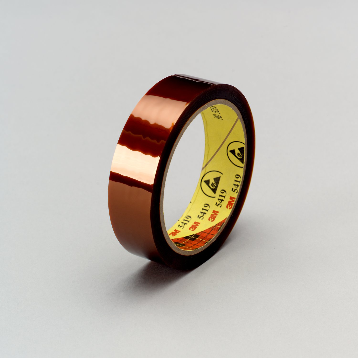 7000124175 - 3M Low-Static Polyimide Film Tape 5419 Gold, 24 in x 36 yds x 2.7 mil, 1/Case