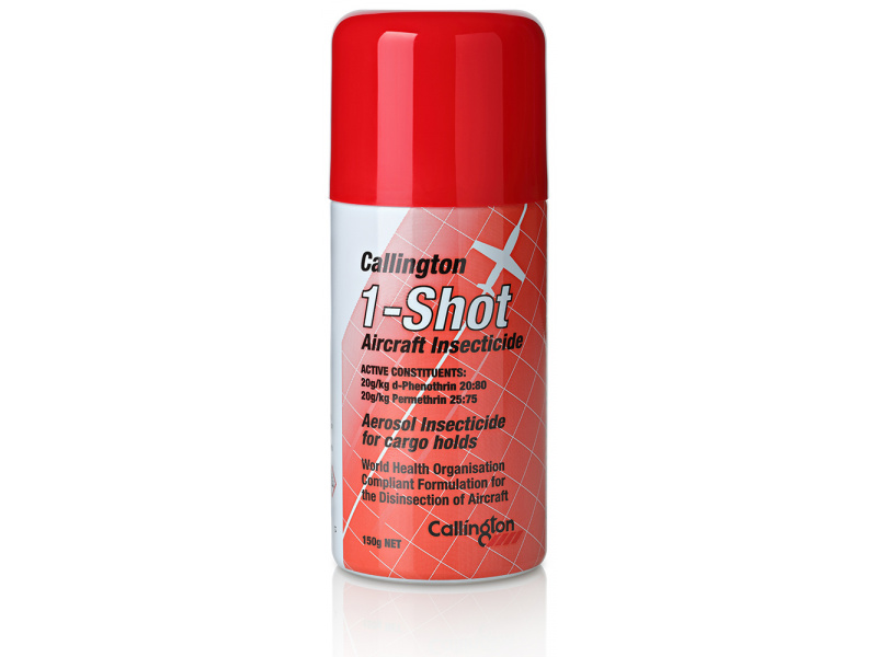 4508/150 - CALLINGTON 1-SHOT - AIRCRAFT INSECTICIDE PEST CONTROL - 150GM CAN