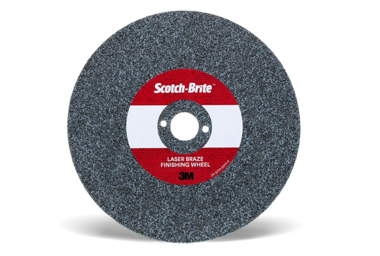 7100115937 - Scotch-Brite Laser Braze Finishing Wheel, 4 in x 3.2mm x 3/8 in, 20
ea/Case
