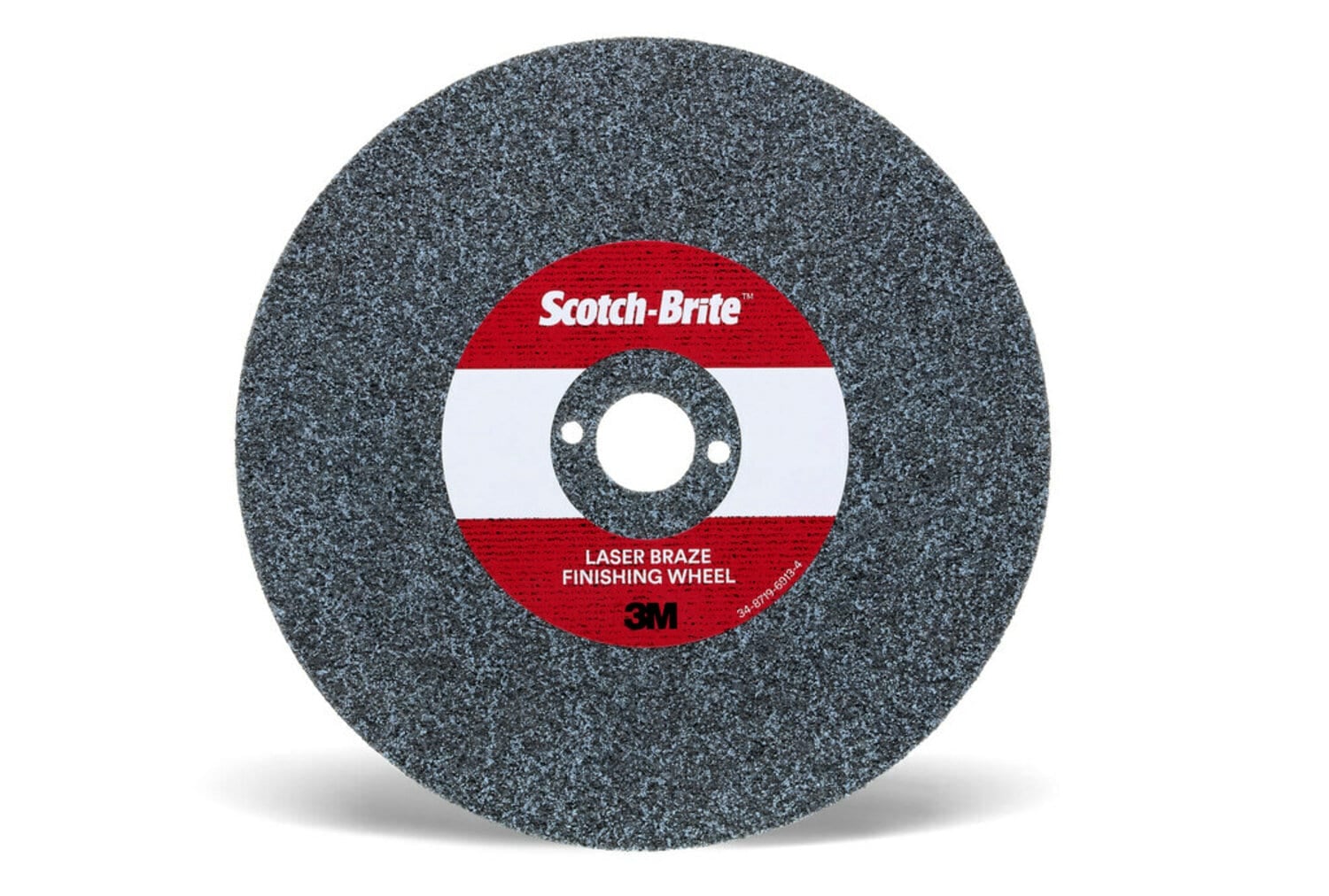 7100117439 - Scotch-Brite Laser Braze Finishing Wheel, 3 in x 4.2 mm x 3/8 in, 40 ea/Case