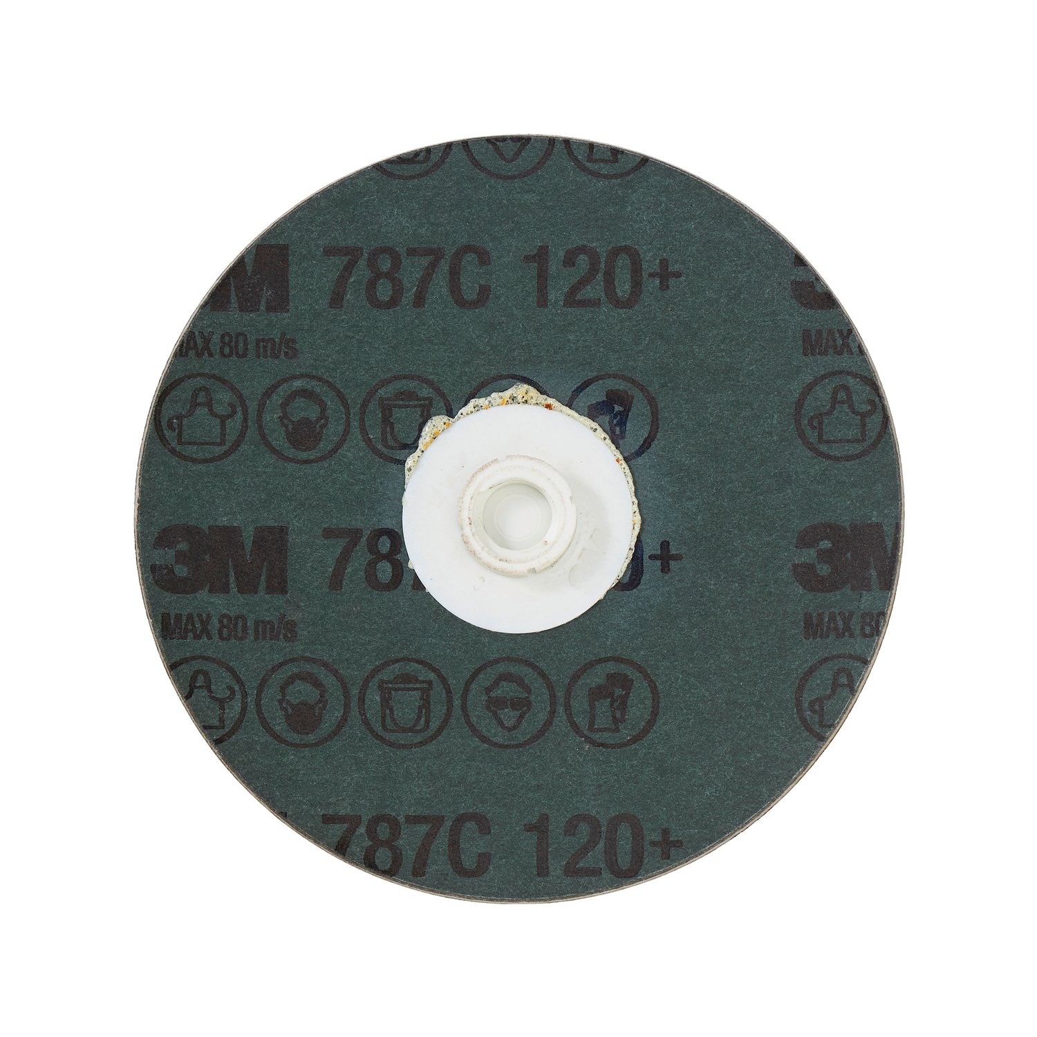 7100100959 - 3M Roloc Fibre Disc 787C, 120+, TS, 4 in, Die RS400BB, 25/Carton, 100 ea/Case