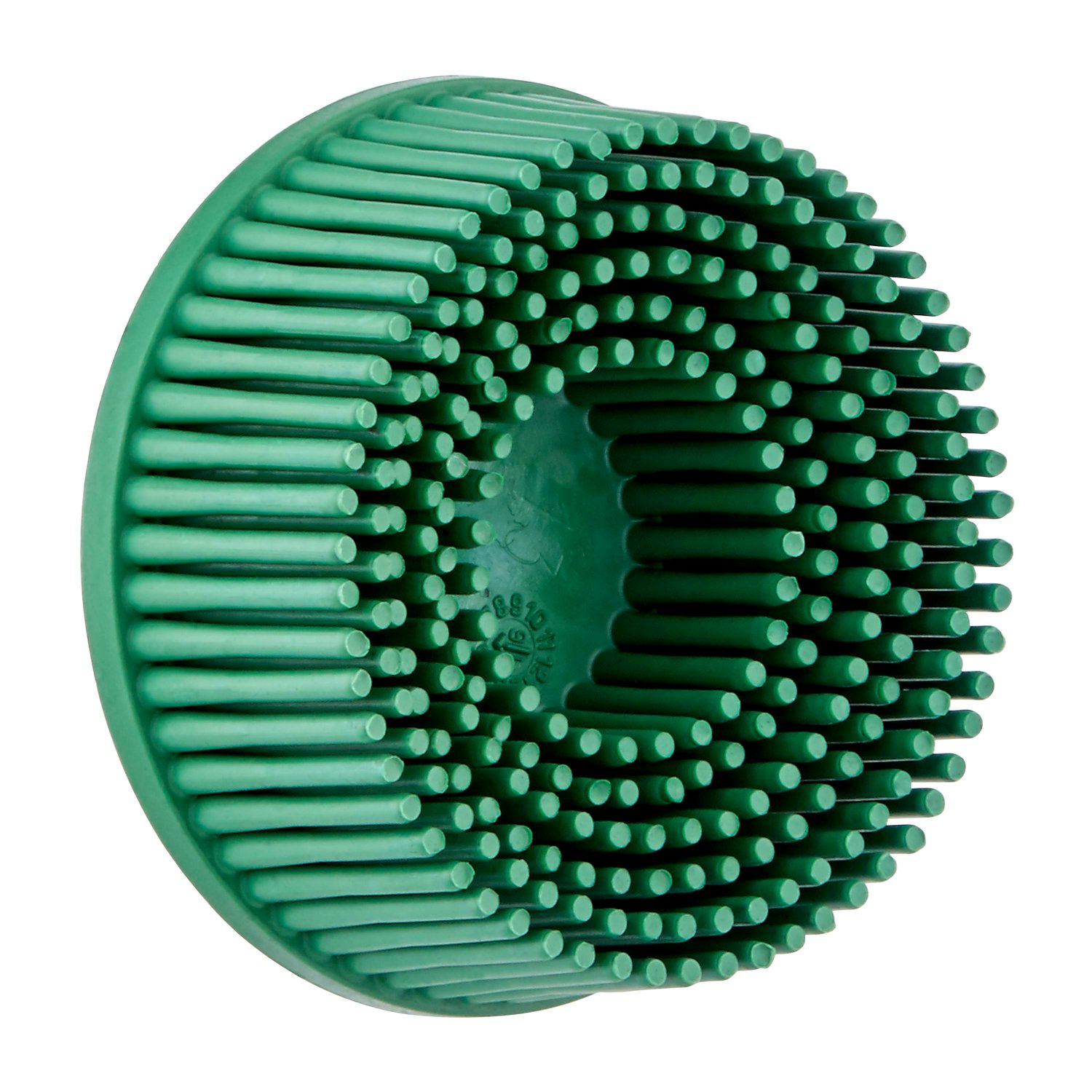 7100138285 - Scotch-Brite Roloc Bristle Disc, RD-ZB, 50, TR, Green, 2 in x 5/8 in, Tapered, 10/Carton, 40 ea/Case