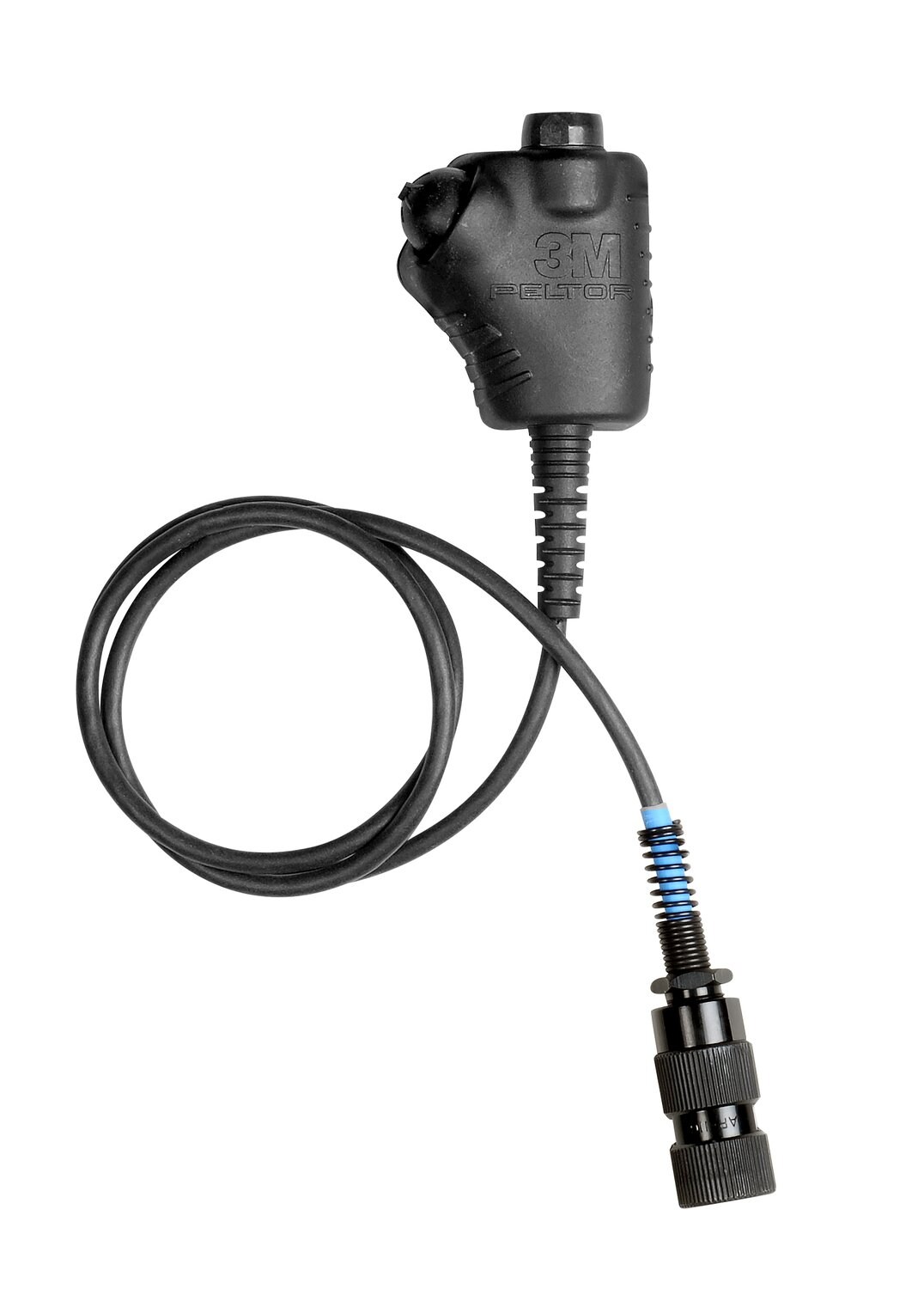 7100150837 - 3M PELTOR FL4040-02, NATO Wired 6-Pin Small PTT Adapter