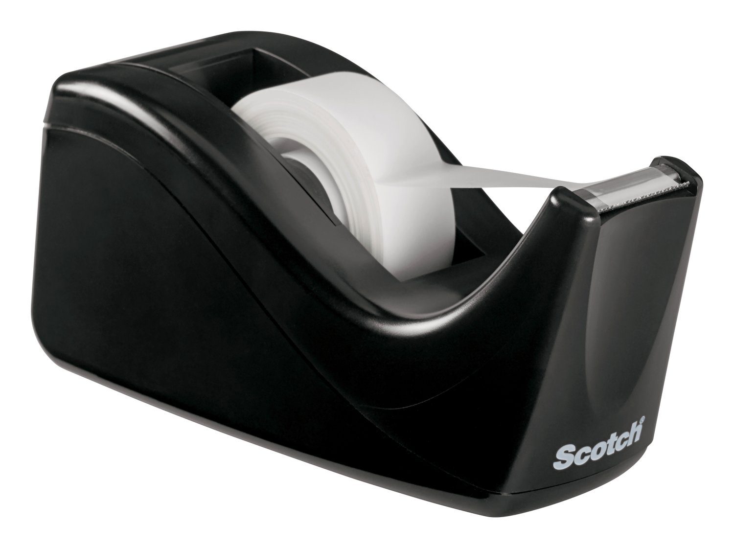 7100138735 - Scotch Desktop Tape Dispenser C60-BK, Black, 12 Each/Case