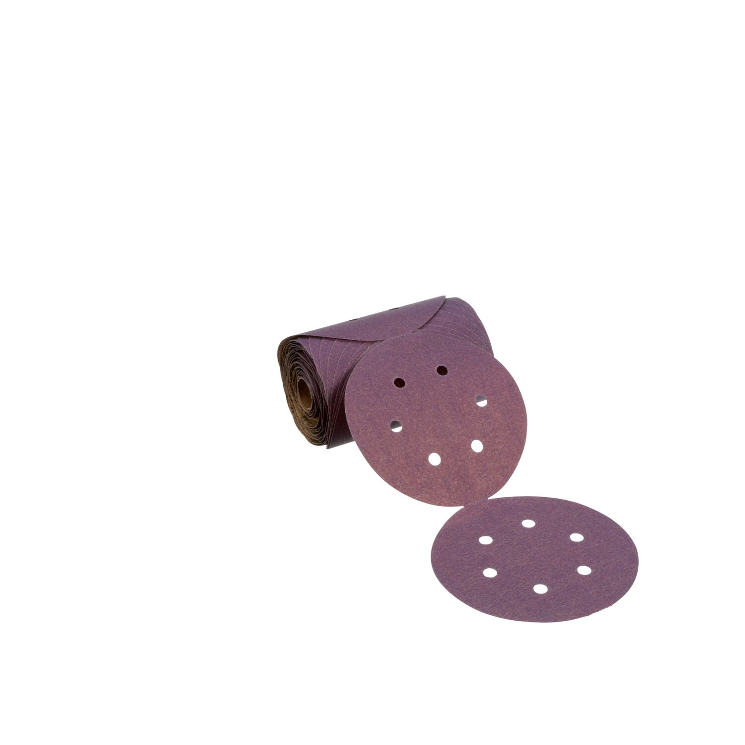 7100067091 - 3M Cubitron II Stikit Paper Disc Roll 732U, 180+ C-weight, 6 in x NH, 6HL, Die 600HZ, 100 Discs/Roll, 4 Rolls/Case