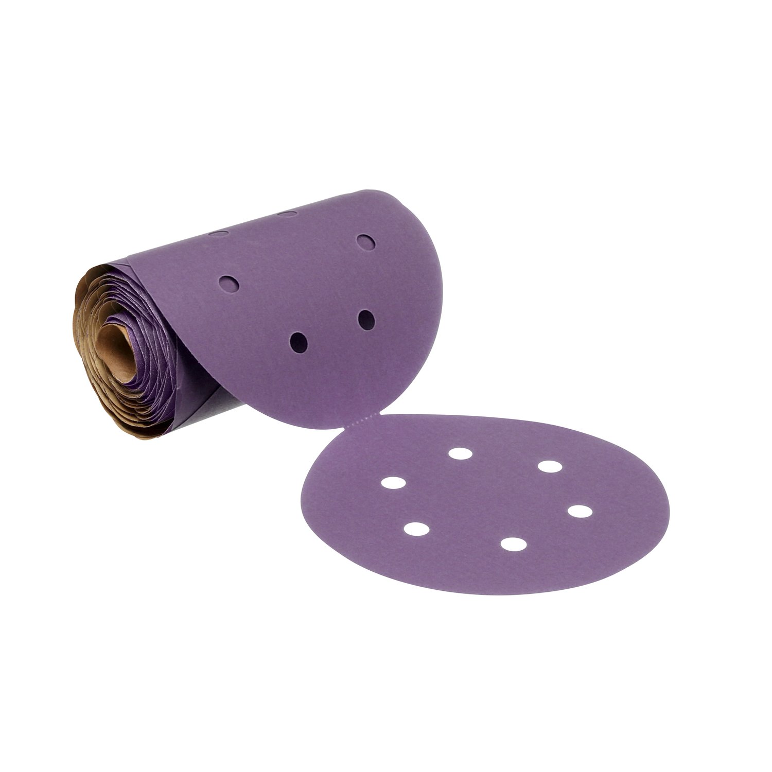 7100067090 - 3M Cubitron II Stikit Film Disc Roll 775L, 150+ 3MIL, 6 in x NH, 6HL, Die 600HZ, 100 Discs/Roll, 4 Rolls/Case