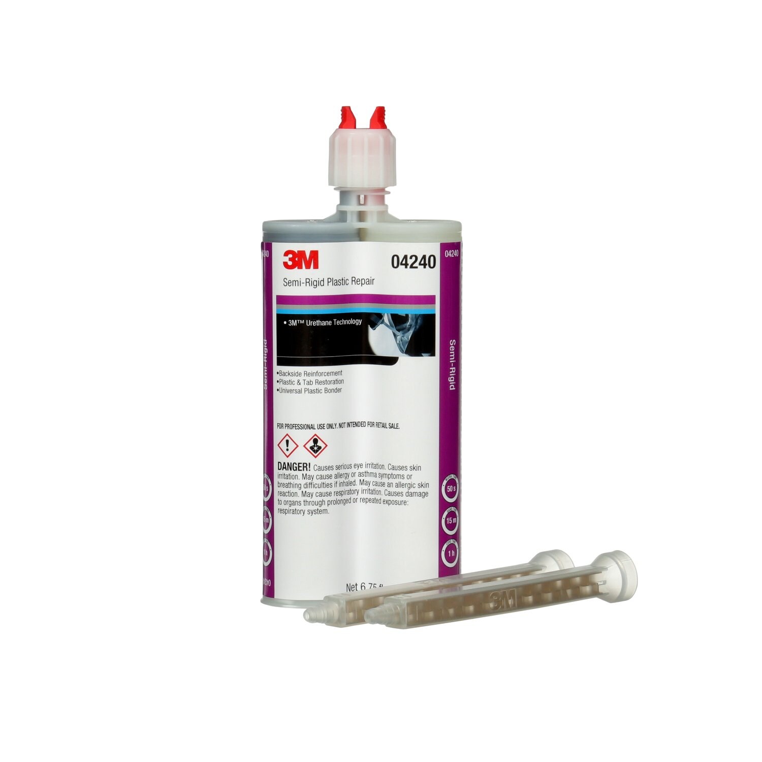 7000046371 - 3M Semi-Rigid Plastic Repair 04240, 200 mL Cartridge 6/Case