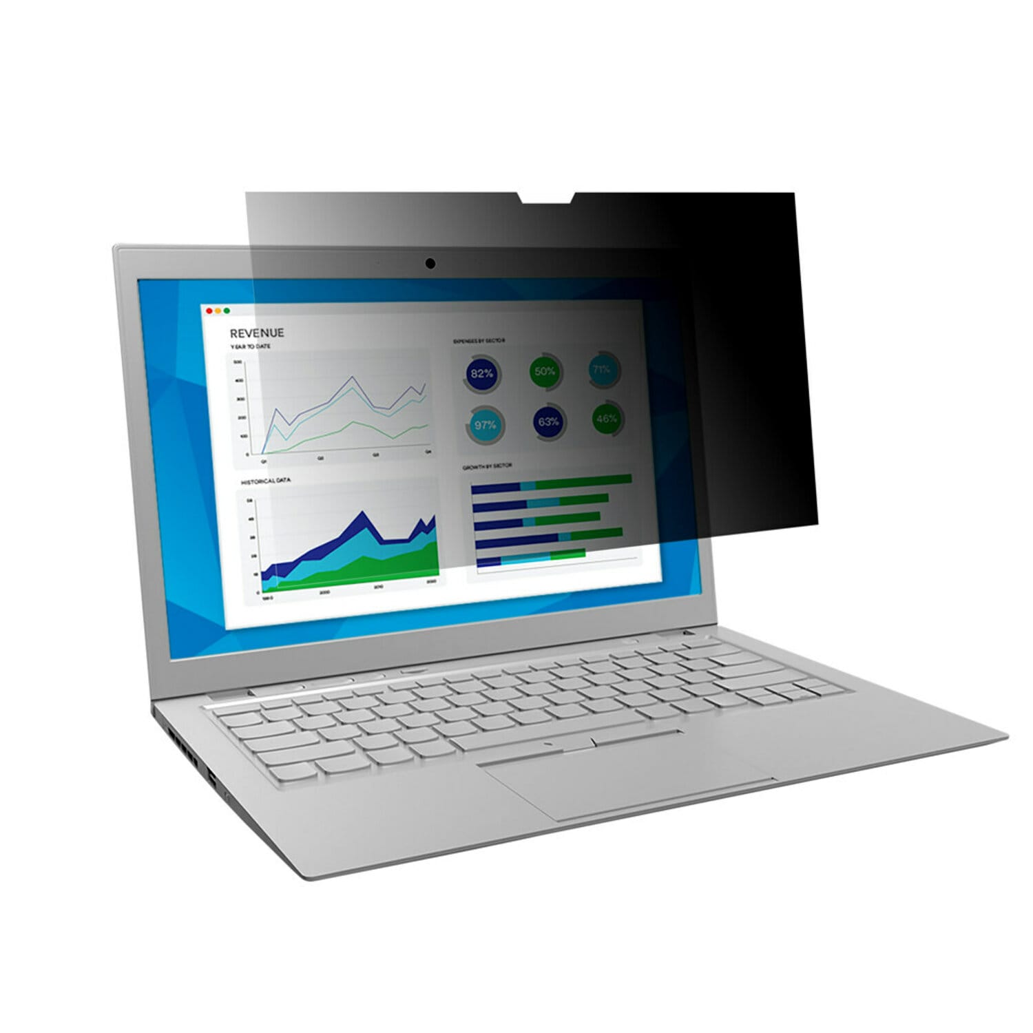 7100240651 - 3M Touch Privacy Filter for Microsoft Surface Book 2, 3 15in, 3:2, PFNMS004